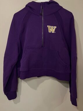 Lululemon University of Washington Women's Huskies Scuba Purple Hoodie